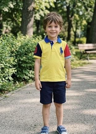 Футболка polo ralph lauren и шорты soulcal&co на мальчика 5лет