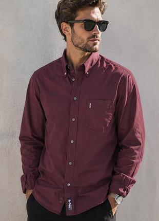 Чоловіча сорочка lee cooper бордового кольору
