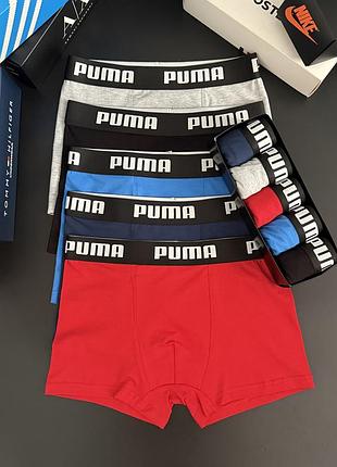 Трусы боксеры мужские puma 5шт комплект трусов fellix xxxl