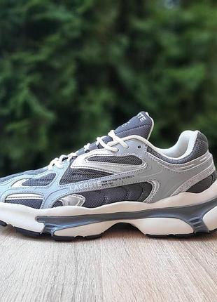 Кросівки чоловічі lacoste l003 2k24 grey сірі розмір 44/28см
