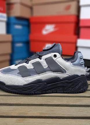Кроссовки женские adidas niteball grey серые размер 39/25см 37