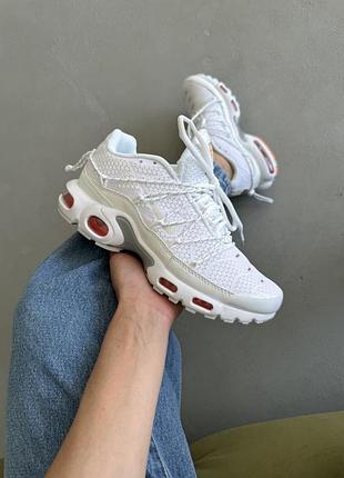 Жіночі літні кросівки nike air max tn plus white