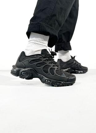 Мужские летние кроссовки nike air max tn terrascape plus triple black