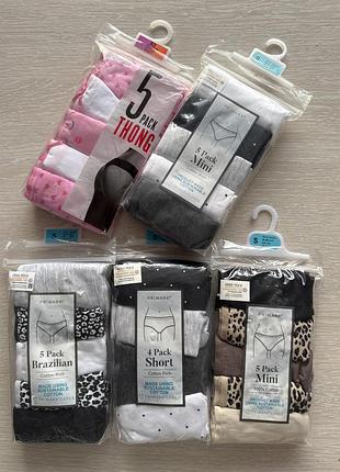 Новий комплект трусиків primark