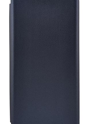 Чехол книжка premium для samsung galaxy a24 4g / a245 на магните с подставкой темно-синий