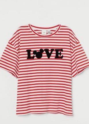 Футболка в смужку h&m