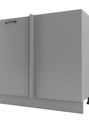 Тумба на кухню кутова 880х464х820 мм, без стільниці. нижній кухонний кутовий модуль 88 см антрацит