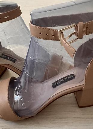 Босоніжки nine west натур шкіра 36