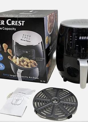 Аэрофритюрница / аэрогриль silver crest s-18 2400w (6 литров) — новая!