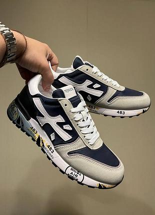 Premiata mick grey blue 2