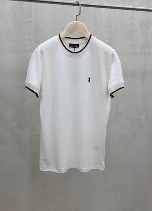 Футболка polo ralph lauren белая