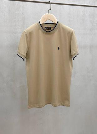 Футболка polo ralph lauren бежева