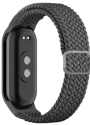 Ремінець для xiaomi mi band 8/9/10 elastic adjustment grey