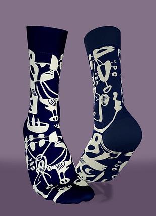 Шкарпетки monochrome jacques and brigitte design studio  (швейцарія)