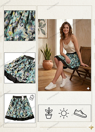 ✨ стильная мини юбка miss selfridge на резинке (с карманами) 👗