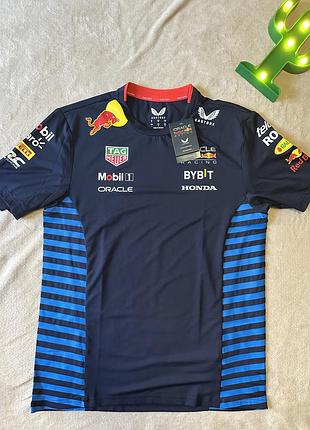 Футболка мужская castore oracle red bull racing спортивная темно-синяя m