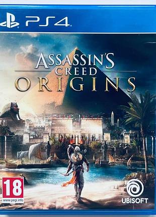 Assassins creed origins, б/у, английская версия - диск для playstation 4