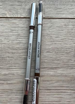Олівець для брів (у відтінку 302 світло-коричневий/light brown blonde) l'oreal paris brow artist designer, 4 г