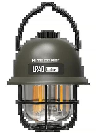 Фонарь кемпинговый nitecore lr40 с фунцией power bank (100 люмен, usb type-c)