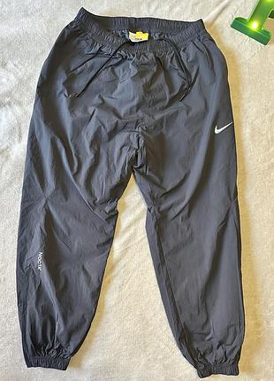 Спортивні штани чоловічі nike nocta нейлонові xl чорні
