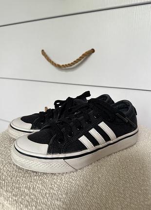 Кросівки кеди adidas nizza адідас чорні