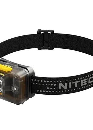 Налобный фонарь с универсальным питанием nitecore ha13 (350 люмен, 7 режимов, 3xaaa, usb-c)