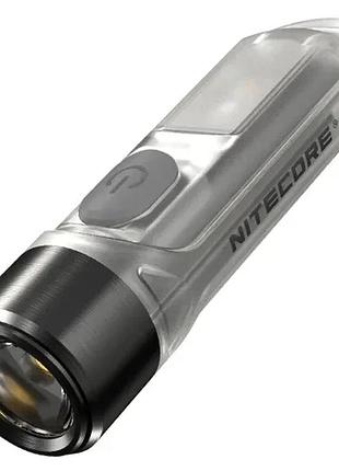 Ліхтар наключний ультрафіолетовий nitecore tiki uv (uv 1 вт, 365 нм, cri 70 lm, 5 режимів, usb-c)