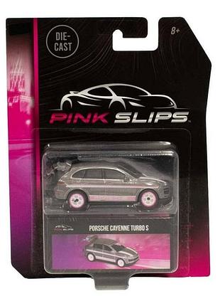 Машинка jada toys pink slips porsche cayenne turbo s 1:64 металлическая