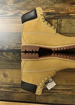 Черевики чоловічі timberland 6-inch premium жовті нубук