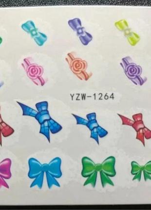 Слайдери для нігтів, водяні наклейки для дизайну нігтів