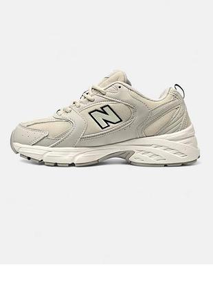 Женские кроссовки new balance 530 beige.