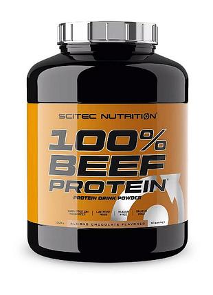 Яловичий протеїн scitec nutrition 100% beef protein 1,8 кг cinnamon roll | для росту м'язів