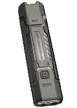 Ліхтар nitecore edc07 mct (4xuhe led, 1500 люмен, 21 режим, usb-c), чорний