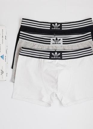 Мужские хлопковые трусы в упаковке adidas подарочный набор качественных мужских трусов боксеров xl