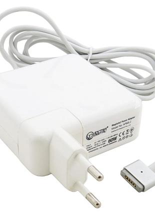 Блок живлення ap60l2 для ноутбуків apple macbook pro 60w, magsafe2 – extradigital