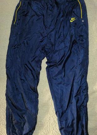 Архивные штаны nike vintage white tag (конец 90х / y2k). р. l
