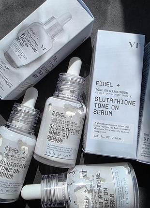 Сировотка  проти пігментації  та рівного тону vt cosmetics glutathione tone-on serum