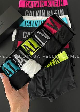 Мужские трусы calvin klein intense набор мужских трусов кельвин кляйн 5шт fellix чоловічі труси calvin