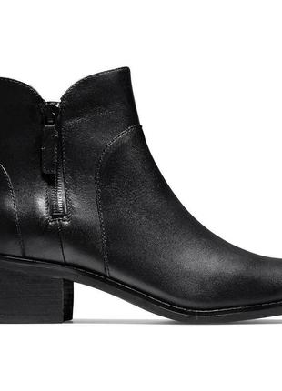 Cole haan lyla waterproof leather bootie шкіряні ботильйони 37.5 і 38.5