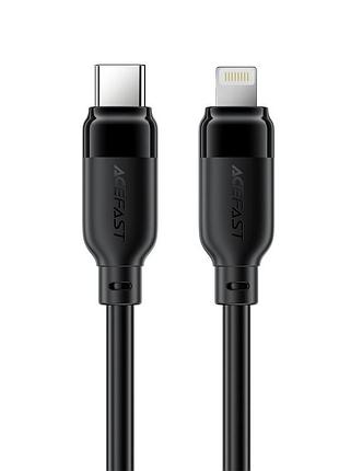 Кабель acefast c16-01 tpu charging data cable usb-c to l black