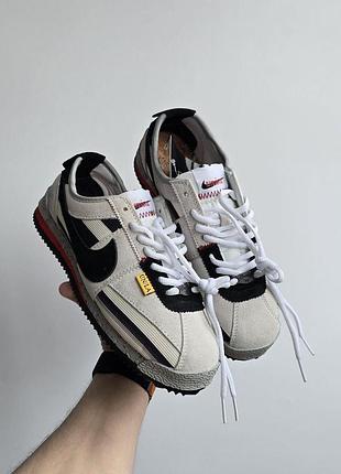 Чоловічі сірі кросівки nike cortez un/la grey black х кортез 45
