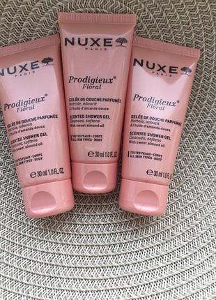 Nuxe prodigieux floral гель для душу з мигдалевою олією