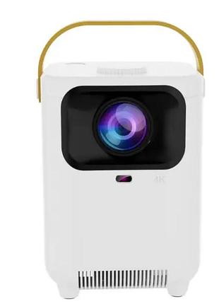 Портативний проектор + пульт, 4k hd, android 11.0, wi-fi 6.0, bluetooth, e350 / мультимедійний проектор домашній
