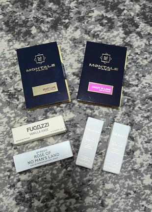 Набор нишевой парфюмерии montale, trussardi, byredo, fugдzzi