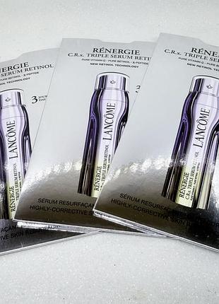 Це пробники сироватки для обличчя lancôme rénergie c.r.x. triple serum retinol