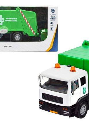 Машина мусоровоз 510705.270 со светом и звуком, в коробке technodrive