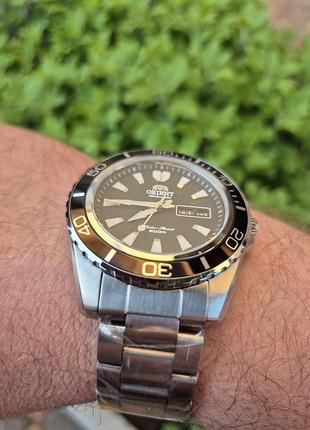 Orient mako механические мужские часы с браслетом б\у
