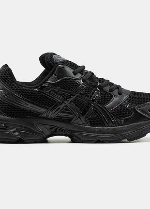 Мужские черные кроссовки asics gel 1130 total black х ассикс 46
