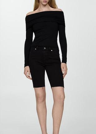 Новые шорты mango. в черном и белом цвете.
