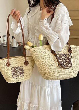 Сумка соломʼяна, сумочка соломенная, сумка loewe , сумочка loewe, сумка селин, сумка селін, сумка макраме, сумка пляжная, сумка лови, сумка лоеве